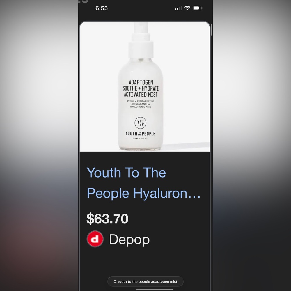 Youth to the People Adaptogen Mist *Limited edition  (almost completely full ) - Picture 4 of 4
